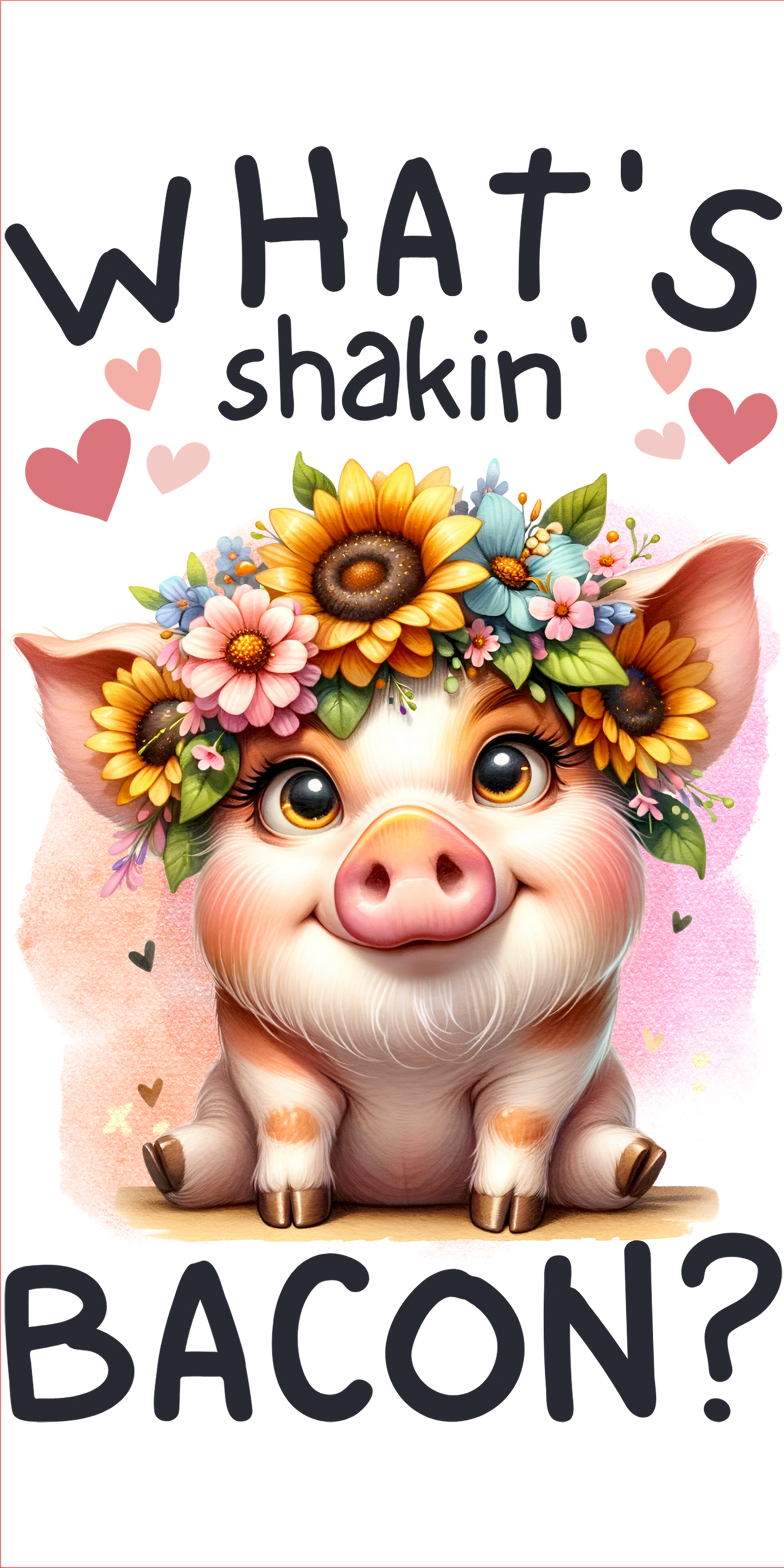 Funny Farm - Pig (16x24”) Kitchen Towel