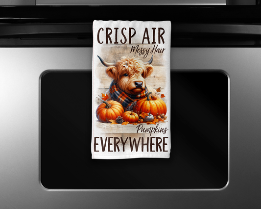 Cow - Crisp Air (16x24”) Kitchen Towel