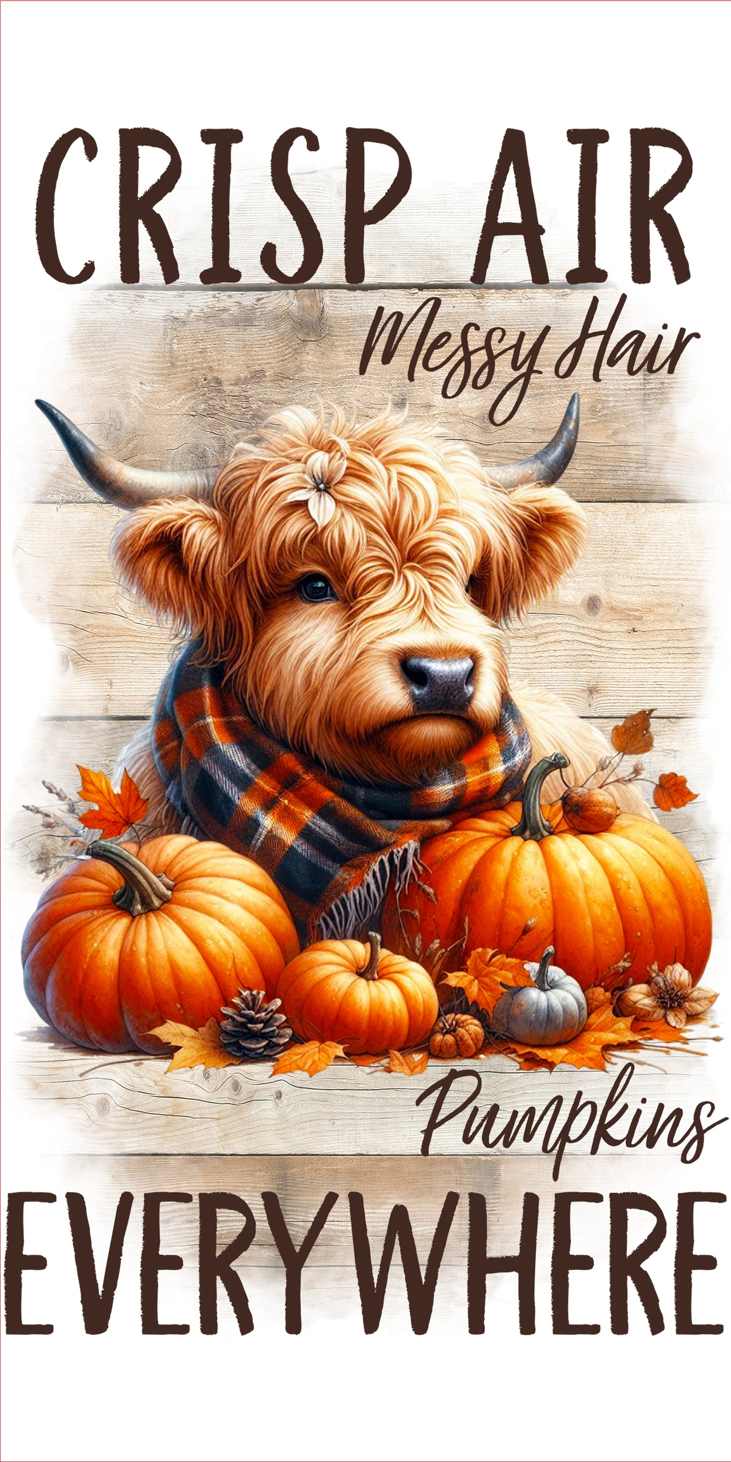 Cow - Crisp Air (16x24”) Kitchen Towel