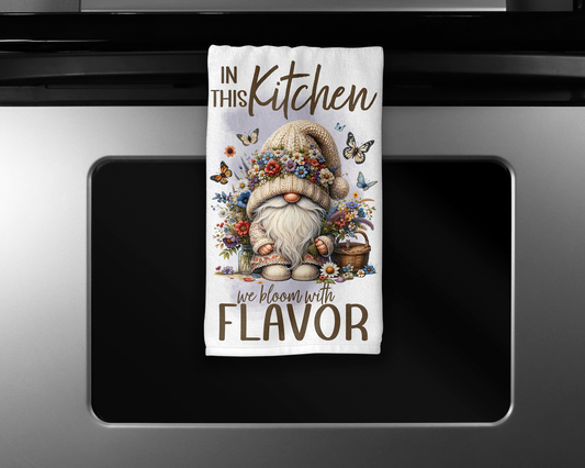 Gnome - Bloom with Flavor (16x24”) Kitchen Towel