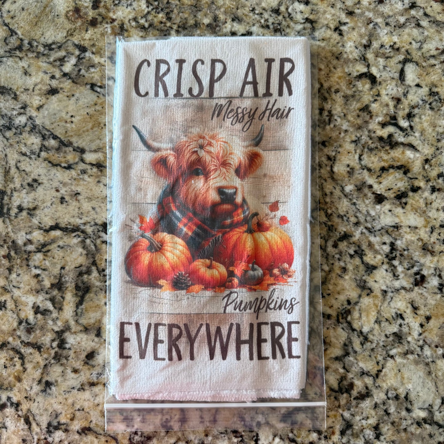Cow - Crisp Air (16x24”) Kitchen Towel