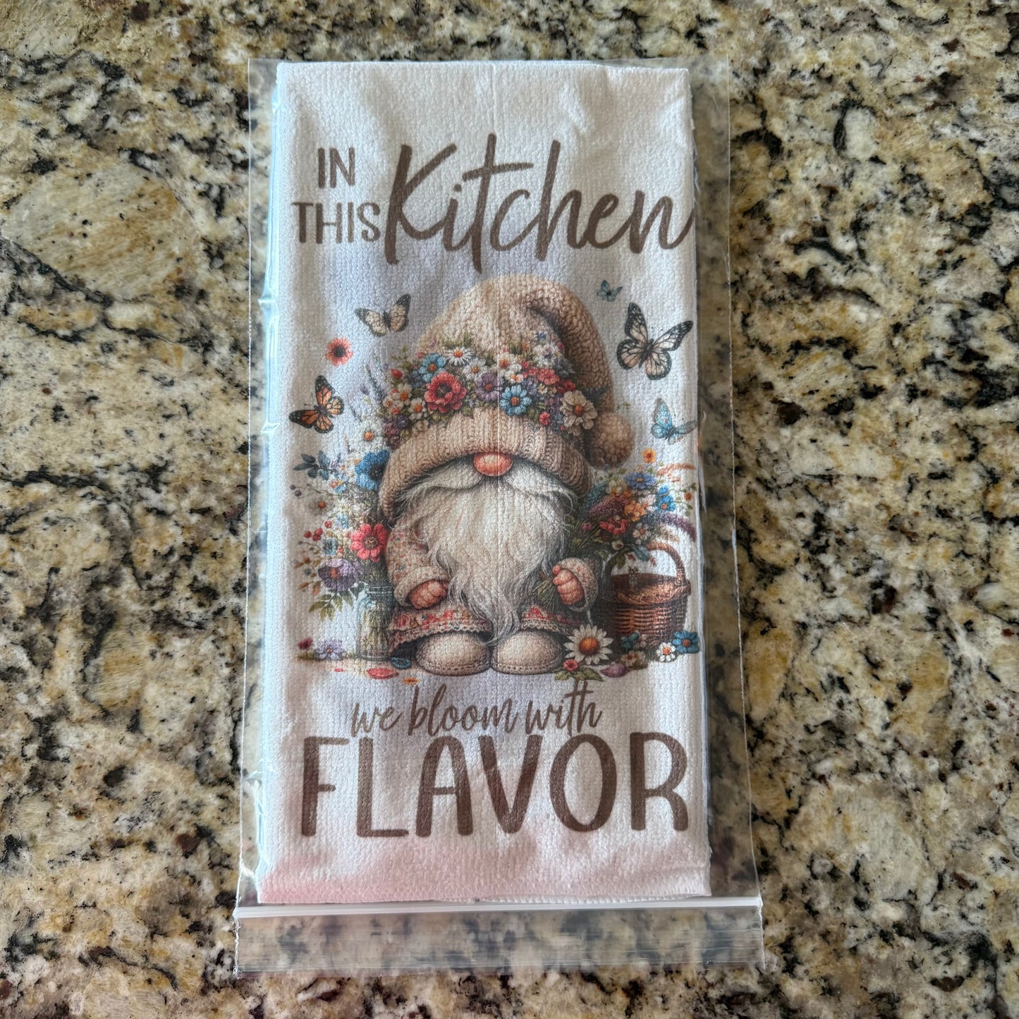 Gnome - Bloom with Flavor (16x24”) Kitchen Towel