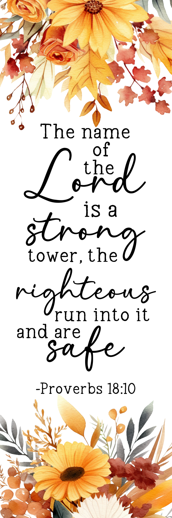 Religion - The name of the Lord is a strong tower
