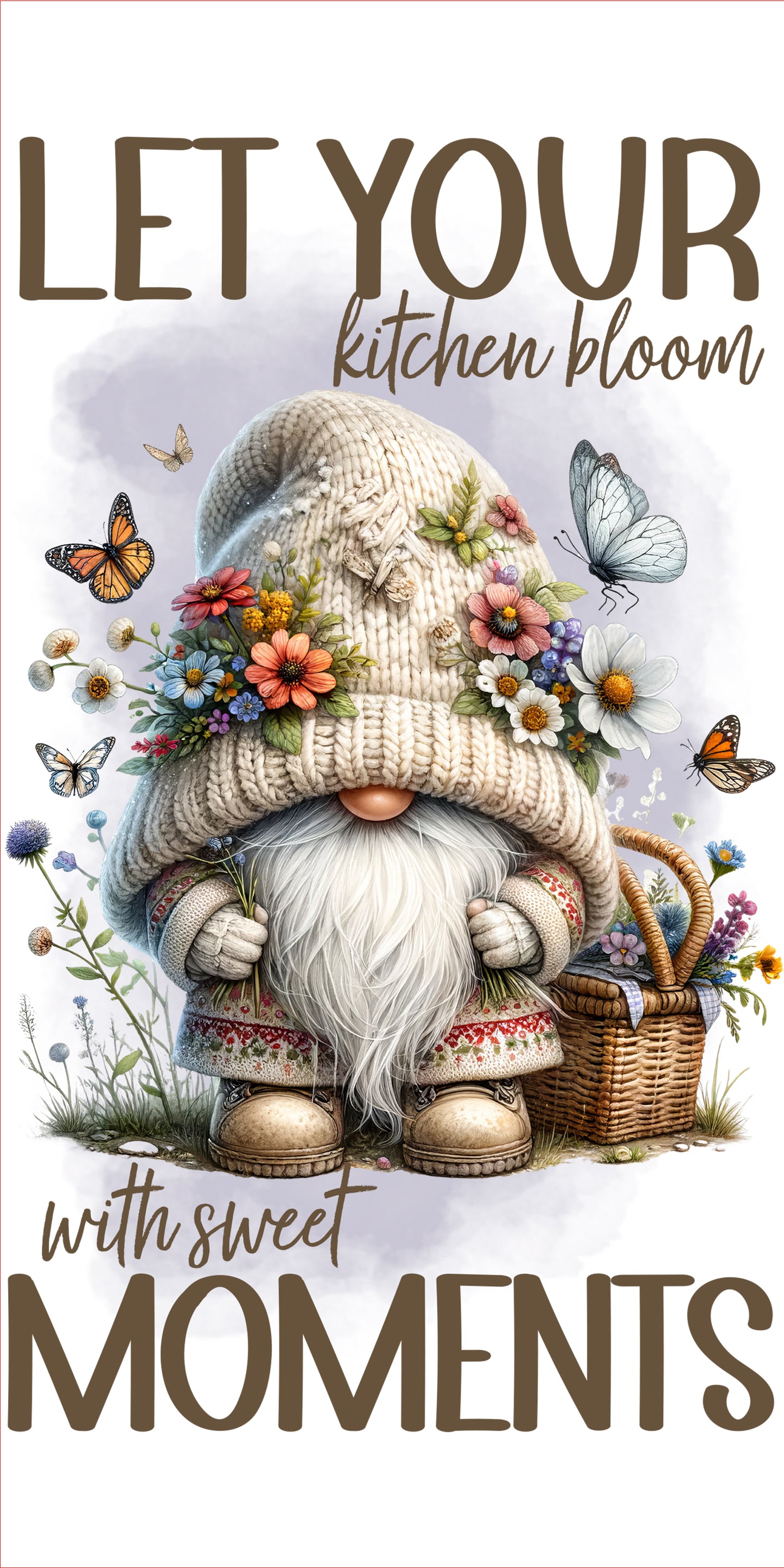 Gnome - Sweet Moments (16x24”) Kitchen Towel