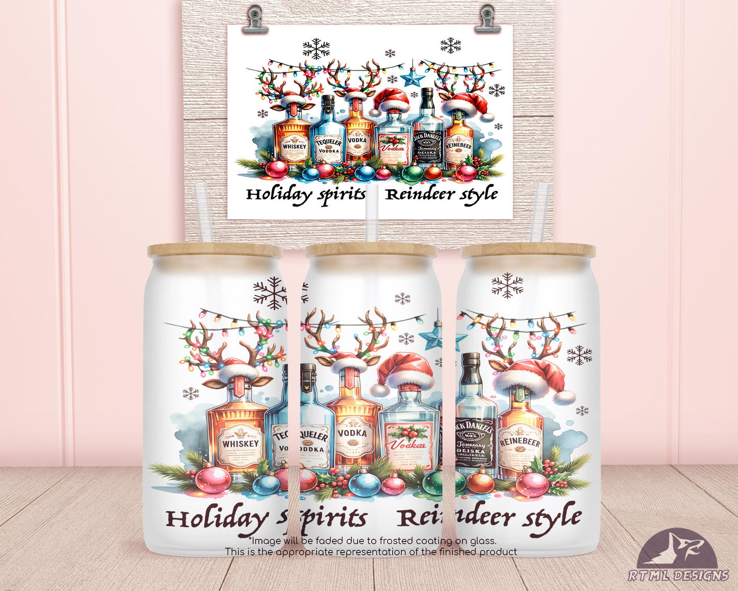 Holiday Spirits Reindeer Style