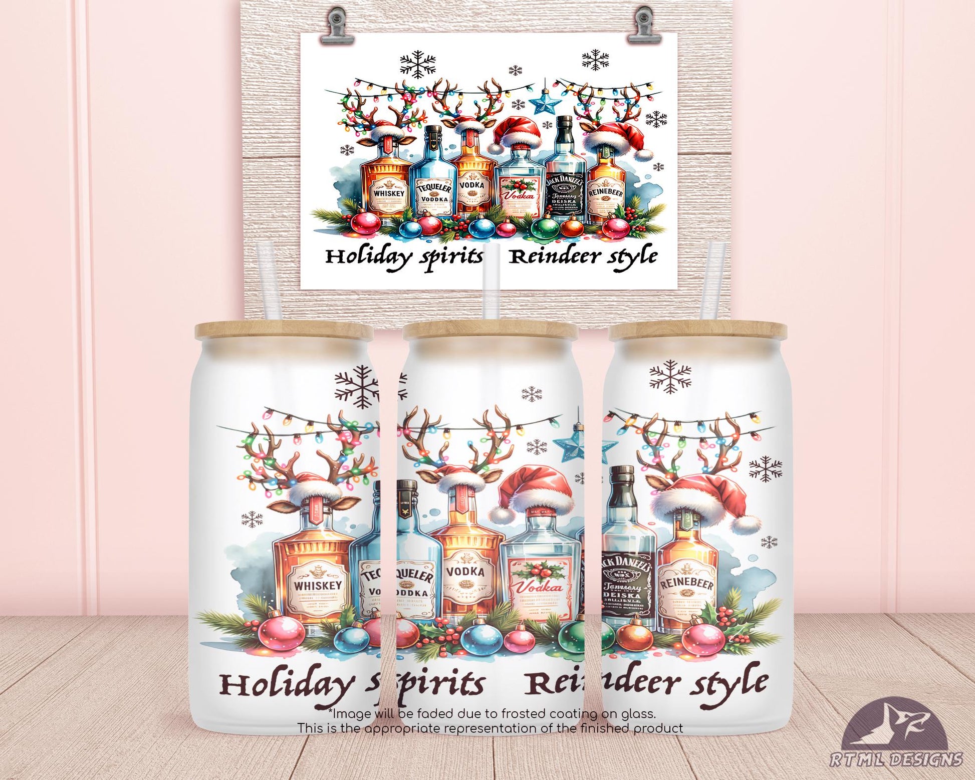 Holiday Spirits Reindeer Style