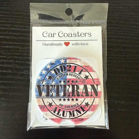 Veteran (DD-214) - Ceramic Car Coaster