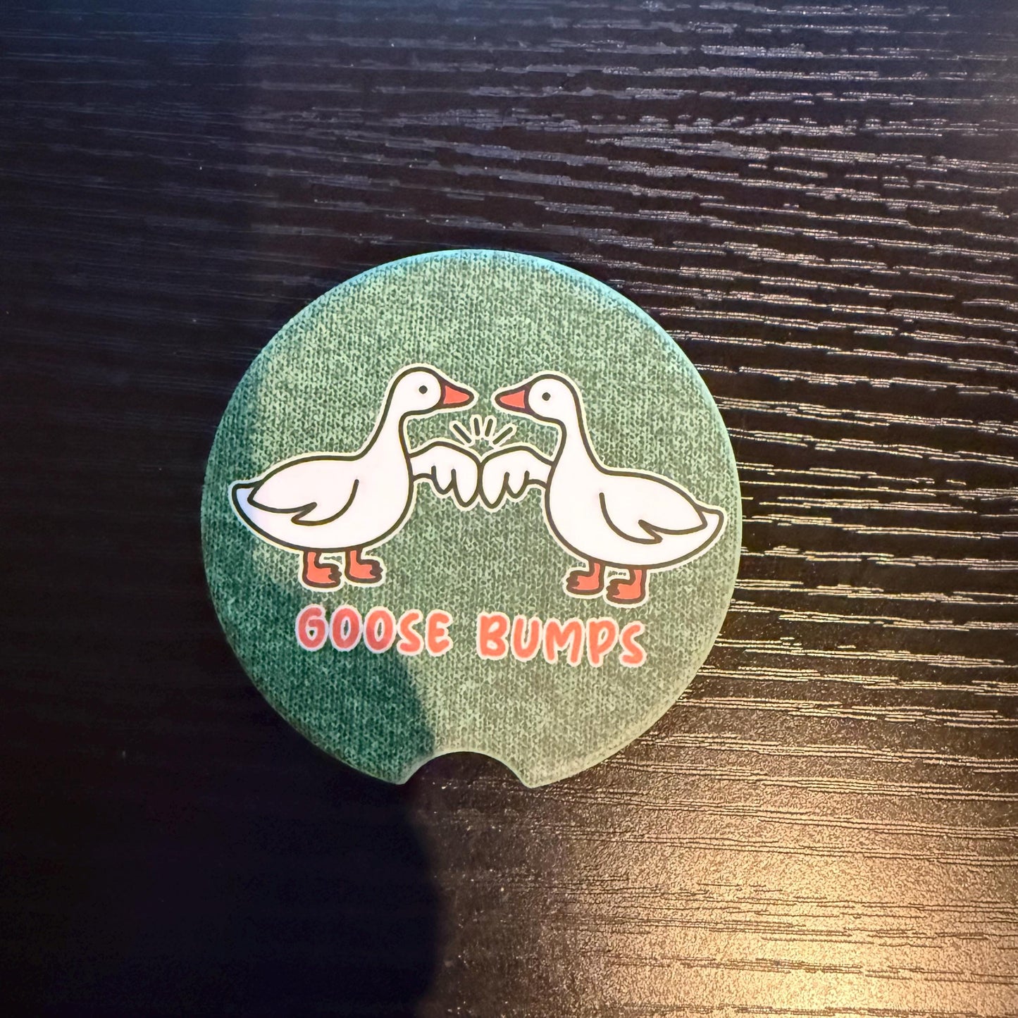 Goose Bumps - Ceramic Car Coaster