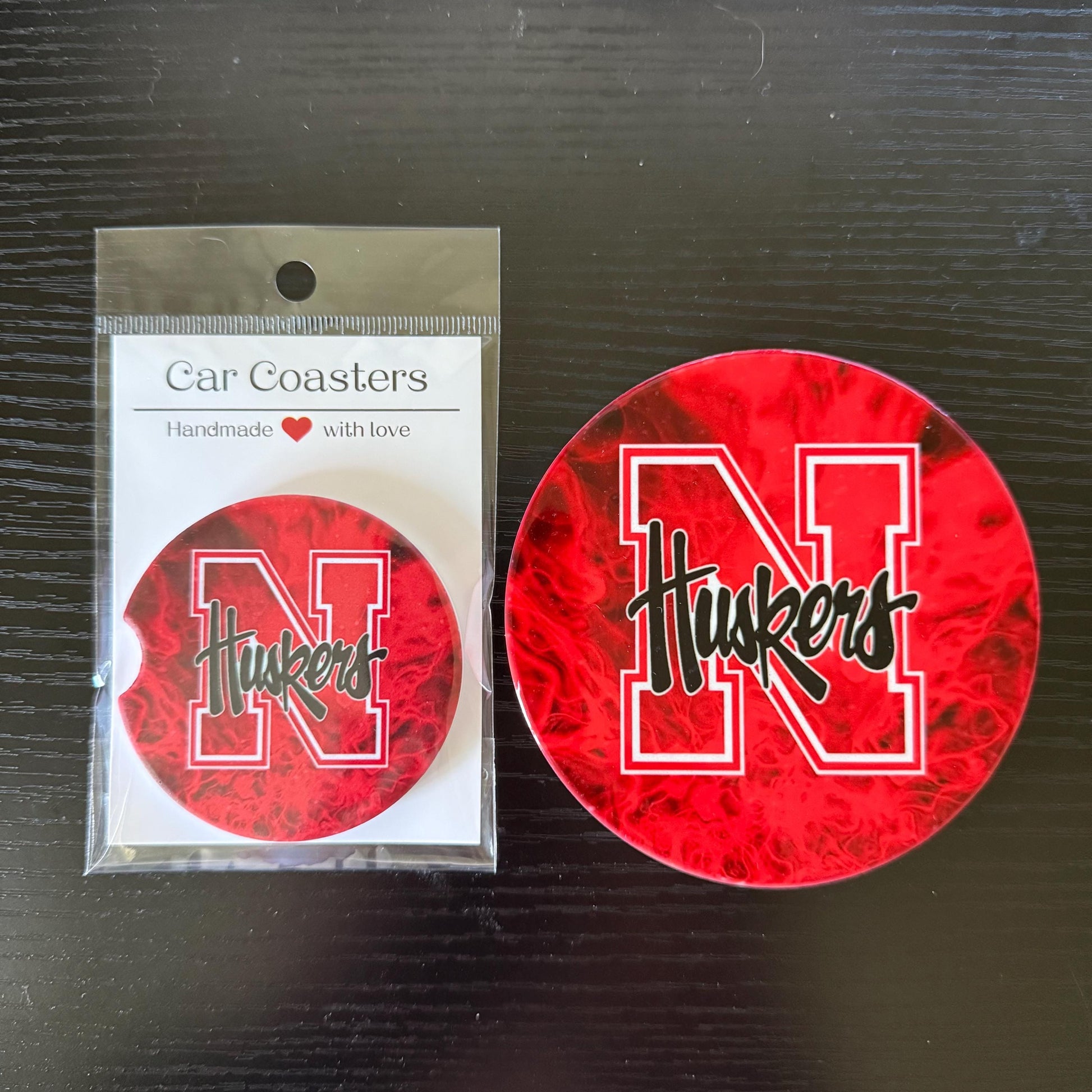 Nebraska - Ceramic Car Coaster