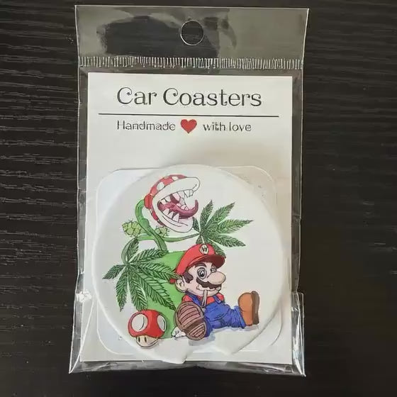 Mario (THC) - Ceramic Car Coaster