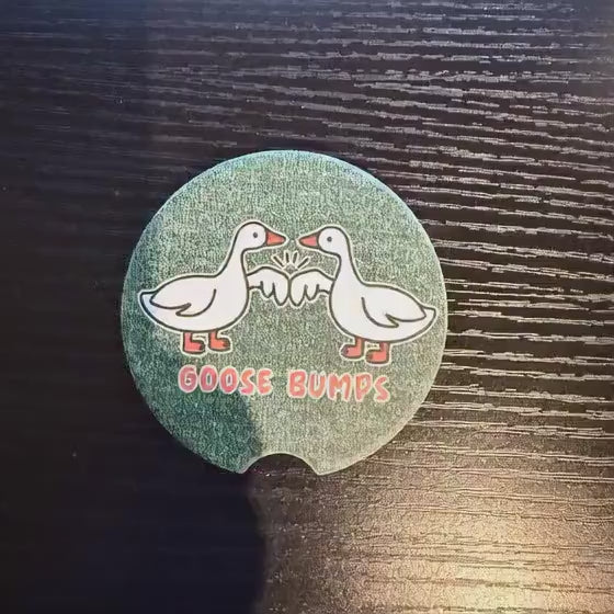 Goose Bumps - Ceramic Car Coaster