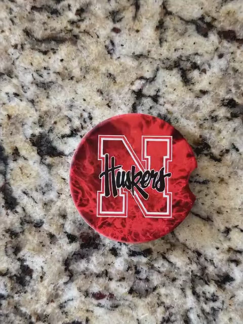 Nebraska - Ceramic Car Coaster