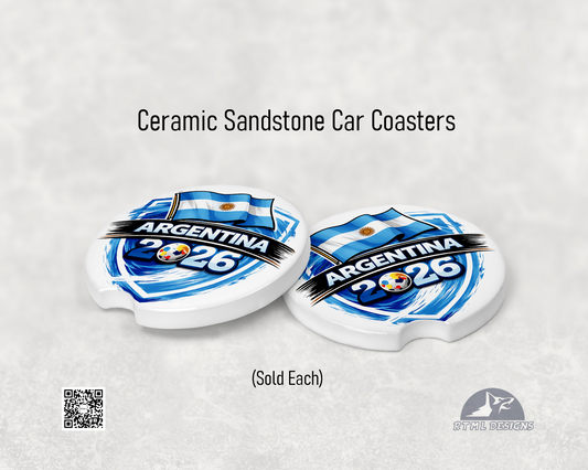 Argentina | World Cup 2026 - Ceramic Car Coaster