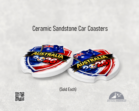 Australia | World Cup 2026 - Ceramic Car Coaster