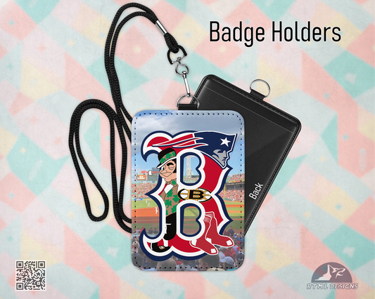 Boston Sports | Personalized Badge Holder