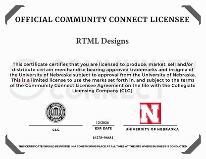 College - (2 Pack) Nebraska Metal Bookmark | Officially Licensed Collegiate Product | University of Nebraska