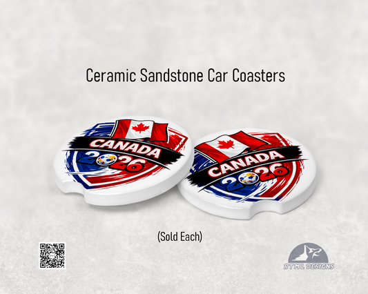 Canada | World Cup 2026 - Ceramic Car Coaster