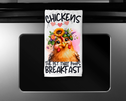 Funny Farm - Chicken  (16x24”) Kitchen Towel
