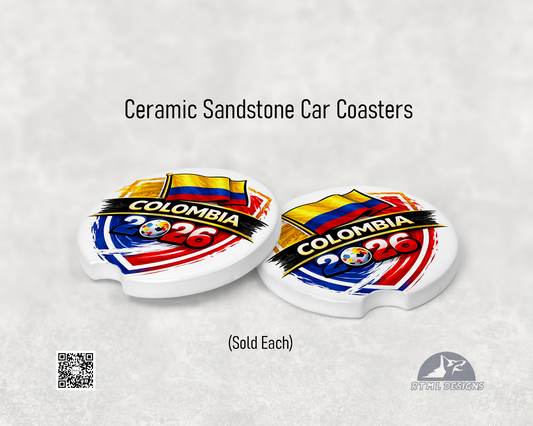Columbia | World Cup 2026 - Ceramic Car Coaster