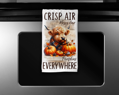 Cow - Crisp Air (16x24”) Kitchen Towel