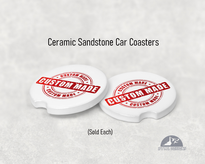 Custom Design - Ceramic Car Coaster