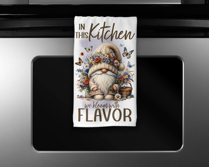 Gnome - Bloom with Flavor (16x24”) Kitchen Towel