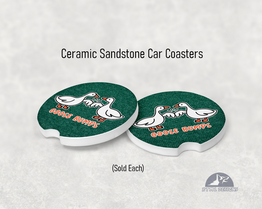 Goose Bumps - Ceramic Car Coaster