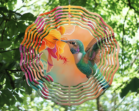 Metal Wind Spinners – Hummingbird