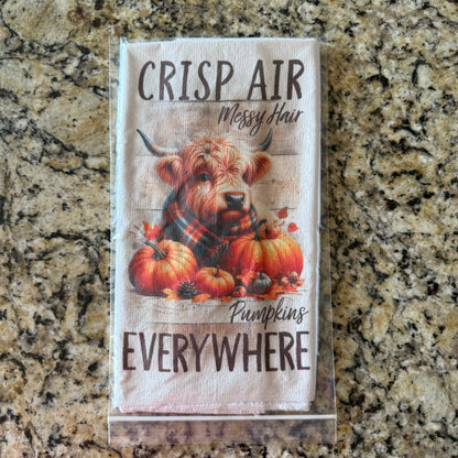 Cow - Crisp Air (16x24”) Kitchen Towel