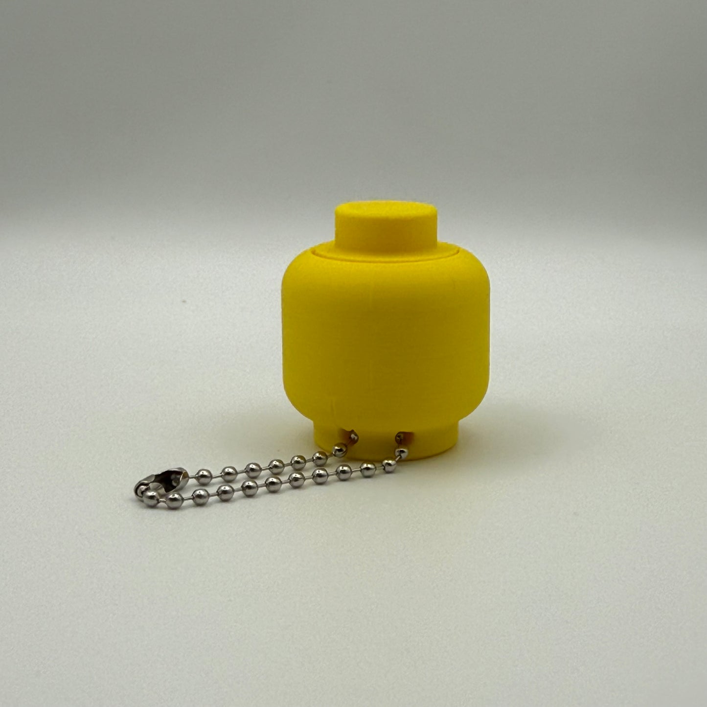 Brick Head Fidget Clicker Keychain — 3D Printed