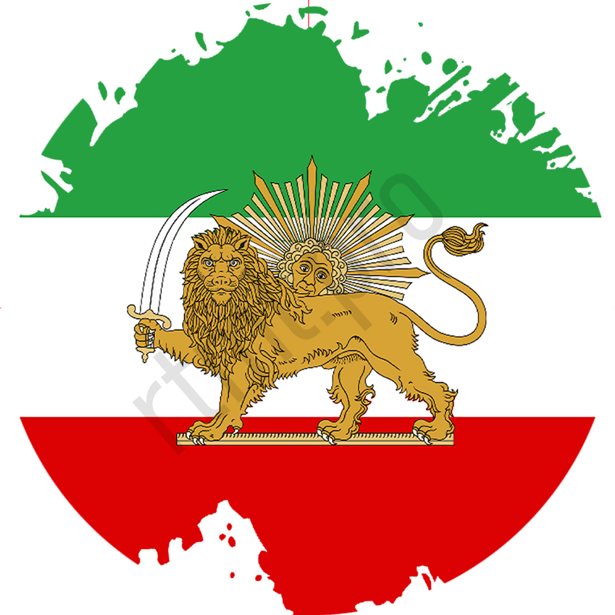 Sun & Lion Coaster | Persian Shir o Khorshid - Ceramic Car Coaster