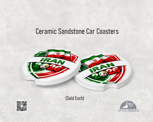 IRAN | World Cup 2026 - Ceramic Car Coaster