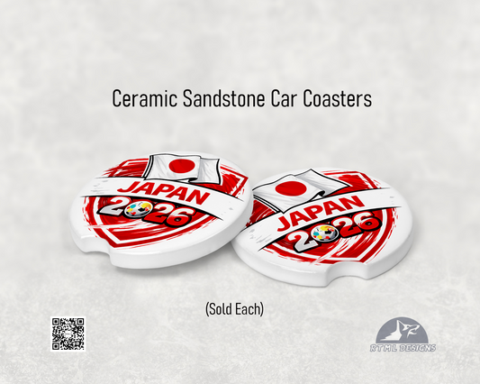 Japan | World Cup 2026 - Ceramic Car Coaster