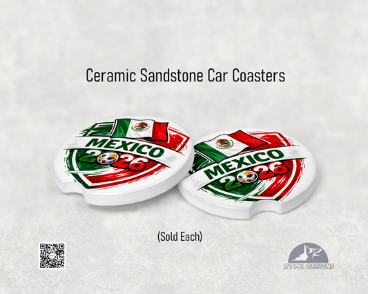 Mexico | World Cup 2026 - Ceramic Car Coaster