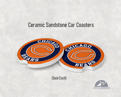 Chicago Bears - Ceramic Car Coaster