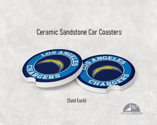Los Angeles Chargers - Ceramic Car Coaster