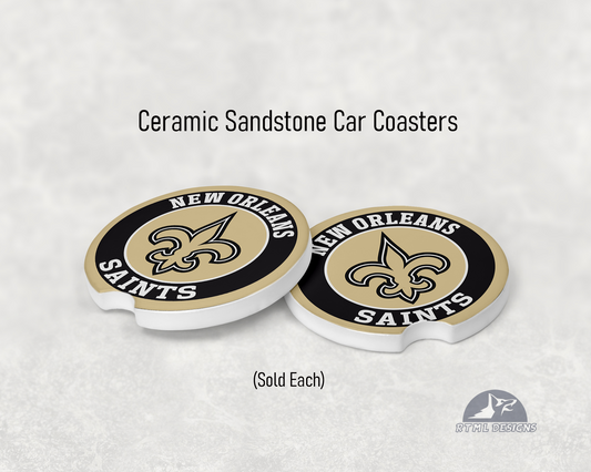 New Orleans Saints - Ceramic Car Coaster