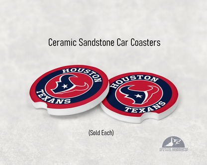 Houston Texans - Ceramic Car Coaster