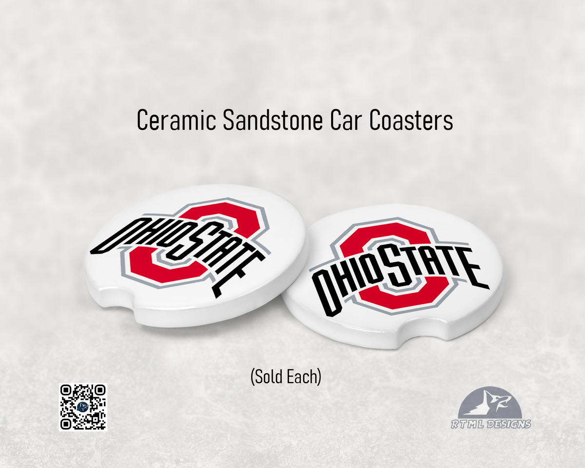 Ohio State - Ceramic Car Coaster (Single Pack)