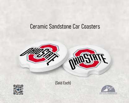 Ohio State - Ceramic Car Coaster (Single Pack)