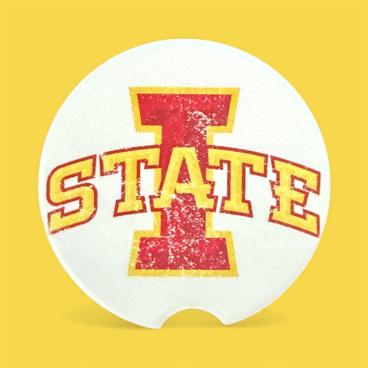 Iowa State - Ceramic Car Coaster