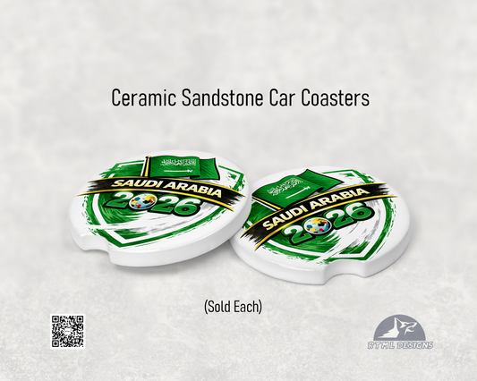 Saudi Arabia | World Cup 2026 - Ceramic Car Coaster