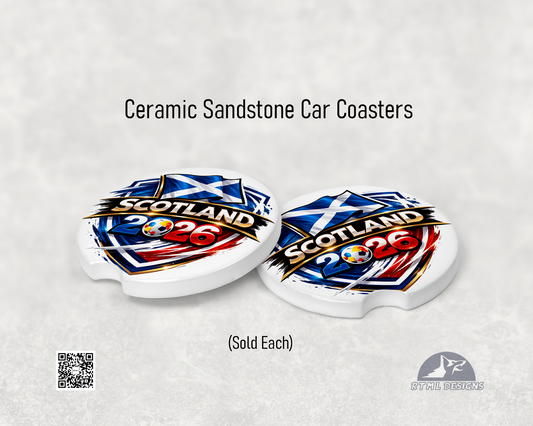 Scotland | World Cup 2026 - Ceramic Car Coaster