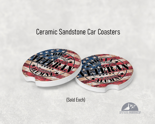 Veteran (DD-214) - Ceramic Car Coaster