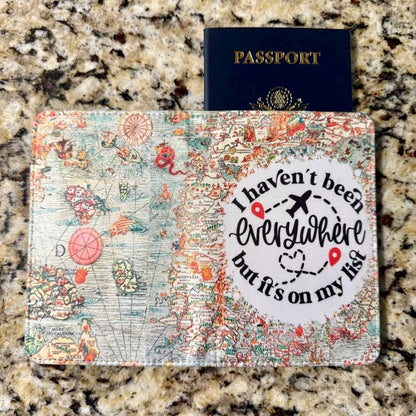 Everywhere - Passport Cover & Metal Luggage Tags (x2)