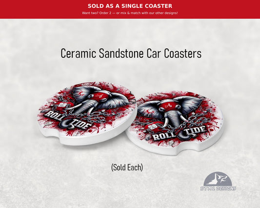 Alabama Crimson Tide - Ceramic Car Coaster