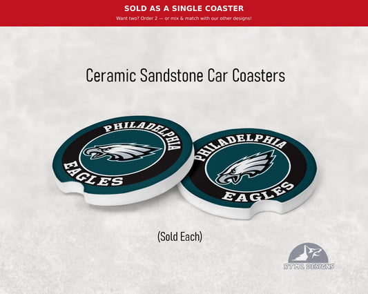 Philadelphia Eagles - Ceramic Car Coaster