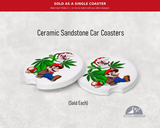 Mario (THC) - Ceramic Car Coaster