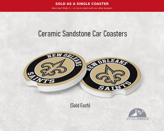 New Orleans Saints - Ceramic Car Coaster