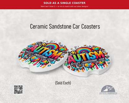 Autism #1 - Ceramic Car Coaster